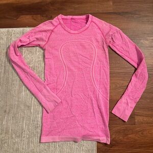 Lululemon Long Sleeve Pink Swiftly Tech